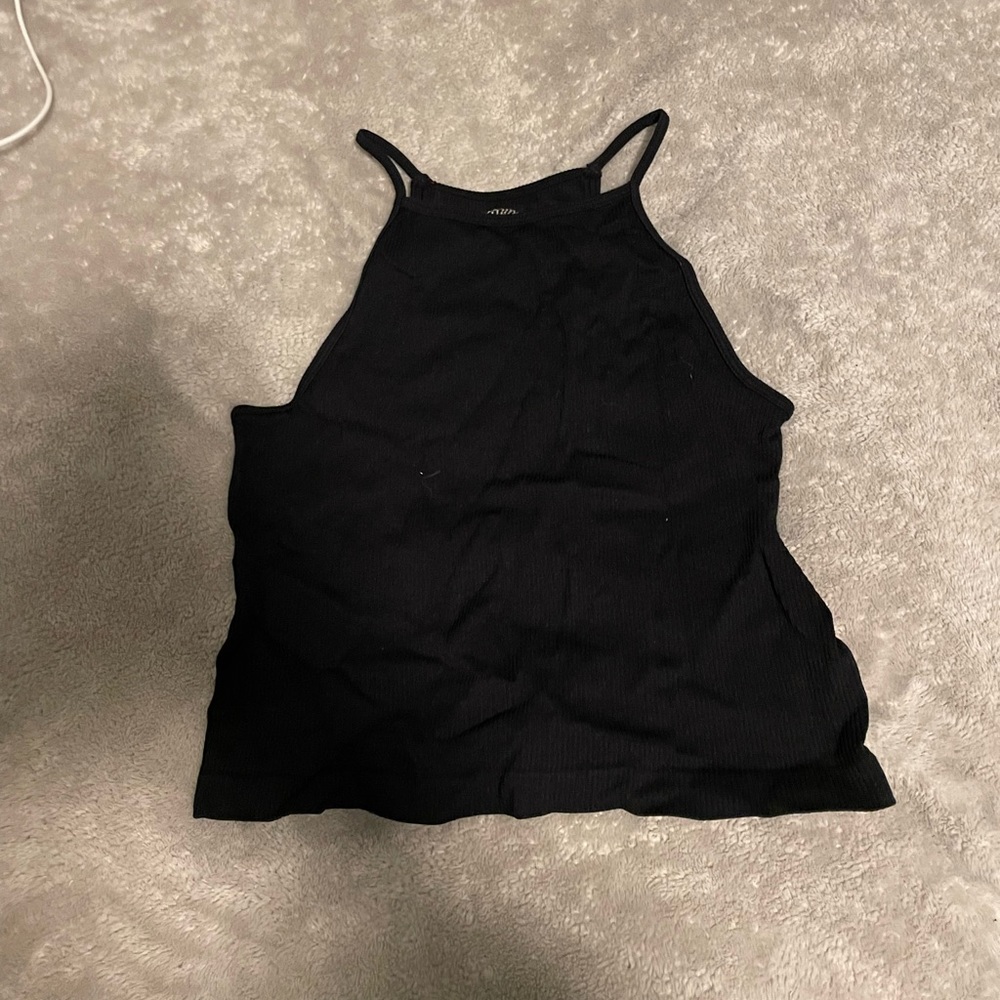 black tank top